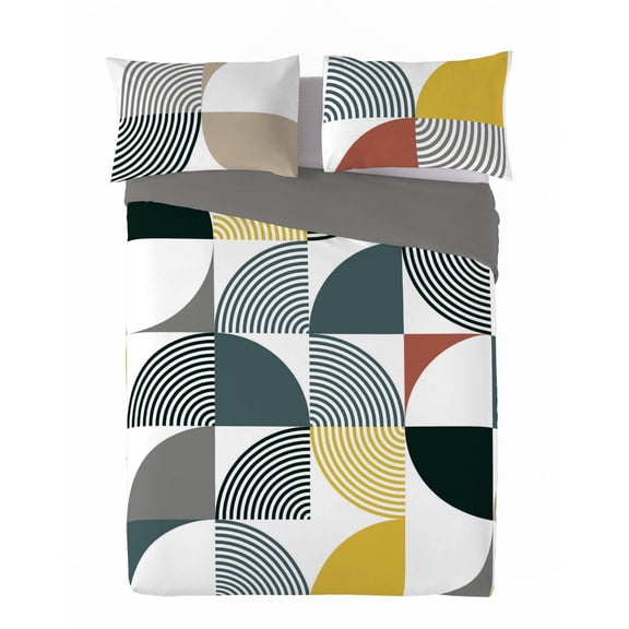 Gouchee Home Helsinki King 3-Piece Duvet Cover Set – Geometric Modern Design, Reversible & 100% Cotton Bedding