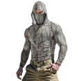 thumbnail image 1 of Chandail à Capuchon Rafraîchissant pour Hommes Unisexe à Imprimé Camouflage, Couvre-Visage et Protection Solaire UPF, Haut à Manches Longues Coupe Raglan avec Tissu Ultraléger Qui Évacue l'Humidité, Capuche Ajustable pour Aventures d'Été Style Décontracté Sportif, 1 of 9