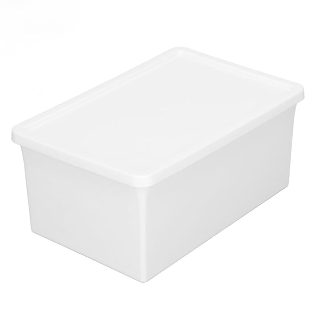 Boîte de Rangement en Plastique, Utilisation à Long Terme Rangement Classifié Recherche Facile Boîte de Rangement de Bureau Antipoussière Robuste pour Bureau pour la Maison S,L