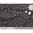 thumbnail image 2 of Soimoi Moss Georgette Fabric Heart & Text Print Fabric by Yard 42 Inch Wide, 2 of 3