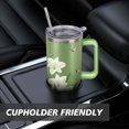 thumbnail image 5 of Gobelet 40 Oz avec Poignée et Paille Isolé Double Paroi en Acier Inoxydable Tasse de Voyage Boîte Cadeau Gobelet Réutilisable Tasse de Café de Voyage pour Bureau Tasse de Bière Isolée Portable pour Boissons Chaudes et Froides, 5 of 5