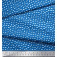 thumbnail image 2 of Soimoi Poly Georgette Fabric Paper Boat Art & Craft Printed Fabric 1 Yard 52 Inch Wide, 2 of 3