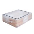 thumbnail image 2 of Clothes Storage Bins,Transparent Mesh Clothes Organizer Moisture Proof Storage Box Mesh Clothing Organizer Box Revolutionary Design, 2 of 12