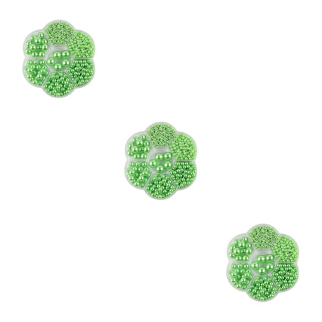 Baohd 1/2/3/5 1150pack/lot Bead Accessories Easy To Thread Wide Application Not Easy To Fade green 3PCS