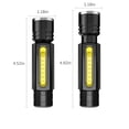 thumbnail image 3 of Penkiiy Rechargeable LED Flashlight,1000 Lumens Powerful Flashlights Zoomable, Rechargeable Flashlight with 4 Modes Powerful Brightest Flashlight Waterproof, 3 of 9