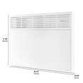 thumbnail image 2 of Stelpro High-End Convector, 1500W, 240 volts, 29 1/4" x 17 7/8"- Built-In SMART Thermostat - Works with Alexa- ORLEANS Series - Fast Temperature Rise, Stylish and Compact (SOR1502W) White, 2 of 13