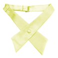 thumbnail image 3 of TOPTIE Nœud Papillon Croisé Ajustable en Polyester pour Uniforme Scolaire pour Femmes, Jaune, 3 of 10