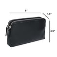 thumbnail image 3 of Time And Tru Double Zip Halfway Crossbody, 3 of 9