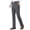 Dark Gray, variant on Dagugfen Mens Dress Pants High Waist Button Fitted Breathable Business Casual Work Pants Solid Color