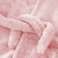 thumbnail image 3 of ZACPNCV Boys Fleece Robe Girls Hooded Bathrobe Toddlers Soft Fuzzy Robe for Kids Pink 12-13 Years, 3 of 5