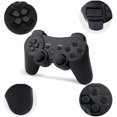 thumbnail image 2 of Wireless Controllers Replacement for PS3 Remote Gamepad Joystick Double Vibration with Charging Cable (Black), 2 of 6