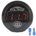 thumbnail image 3 of FLAMEEN Digital Voltmeter, Voltage Meter Universal With Touch Switch For Car Motorcycles, Boats For Monitor The Voltage, 3 of 8