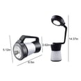 thumbnail image 3 of Dvkptbk Camping Lumières Extérieures Multifonctionnelles 3-en-1 Lampe de Camping Lampe de Poche Éclairage DEL Lampe de Tente Portable Lampe de Bureau pour la Maison Modèle à Batterie Camping et Randonnée, 3 of 8
