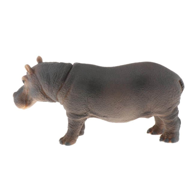 thinsony Simulation Animaux Modèle Figurine Enfants Jouet Éducatif Déco Hippo