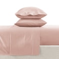 thumbnail image 2 of Hotel Style 4-Piece 600 Thread Count Pink Egyptian Cotton Adult Bed Sheet Set, Queen - Deep Pocket, 2 of 5