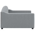 thumbnail image 2 of vidaXL Day Bed Light Grey 100x190 cm Fabric, 2 of 5