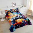 thumbnail image 4 of Erosebridal Gamer Comforter Set Full Size Gaming Comforter for Boys Girls Teens Modern Game Console Controller Bedding Set Joystick Room Decor Multiful Quilt Set, 4 of 7