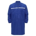 thumbnail image 3 of Jizyo Unisex Mens Womens Cotton Factory Work Jacket Mechanical Reflective Strips Workshop Lab Coat Royal Blue 3XL/大号, 3 of 7