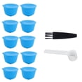 thumbnail image 4 of Trousse d'Accessoires de Tasse Filtre à Capsule de Café Rechargeable pour Machine à Café DOLCE GUSTO (Bleu 10 Capsules 1 Cuillère 1 Brosse), 4 of 14
