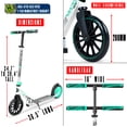 thumbnail image 4 of Madd Gear Trottinette pliante de déplacement pour adultes et ados – Kruzer 200, 4 of 12