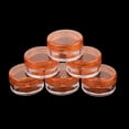 thumbnail image 4 of Baohd 50pcs Empty Round Makeup Jar Pot Travel Cream Powder Cosmetic Container Case Orange, 4 of 8