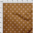 thumbnail image 3 of oneOone Silk Tabby Rust Brown Fabric Asian Circle Block Sewing Craft Projects Fabric Prints By Yard 42 Inch Wide, 3 of 4