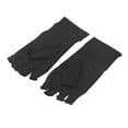 thumbnail image 1 of 2pcs Fingerless Compression Gloves, Copper Fibre Soft Gloves, Highly Elastic Non Slip  Silicone Hand Support Wrist Glove, for Versatile Daily Use, 1 of 8