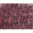 thumbnail image 4 of oneOone Georgette Viscose Fabric Leaves & Floral Block Print Fabric BTY 42 Inch Wide, 4 of 4