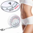 thumbnail image 3 of Fat Beauty Body Mass Index Round Fat Measurement Measure Fitness Measuring Body Retractable Tape, 3 of 7