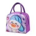 thumbnail image 2 of Oleegame 2 Pcs Sac de Rangement pour Produits à Main Sac Isolé Sac pour Boîte à Lunch Sac à Lunch Chiot Brun (Isolation 3D) Violet, 2 of 9