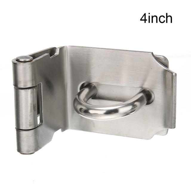 Fermoir à Loquet de Porte en Acier Inoxydable Antivol, Agrafe Cadenas, Outil de Loquet pour Remise