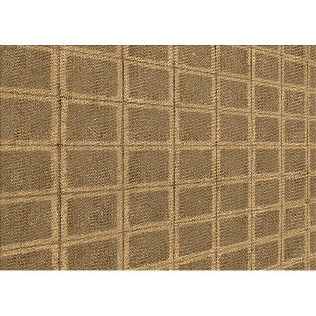 Ahgly Tapis Rectangulaire Lavable en Machine Intérieur Transitionnel Brun Selle, 2 Pieds x 5 Pieds