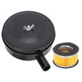 thumbnail image 3 of Air Compressor  Filter, Durable Air Compressors Muffler Efficiency Improvement Low Intake Noise  For Noises Equipment Iron,Plastic, 3 of 8