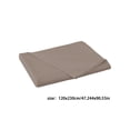 thumbnail image 3 of Fridja Large Size Bedding Sheet, Hotel Collection Bedding Sheet, Soluid Color Extra Soft Cooling , Wrinkle, Fade, Stain Proof, Skin-friendly and Lightweight Bedding Sheet (47.2" x 90.5", Khaki), 3 of 5
