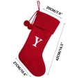 thumbnail image 3 of Naittoop Knitted Hosiery Wool Hosiery Embroidered Letter Children's Candy Gift Bag Christmas Stocking Gift Bag, 3 of 4