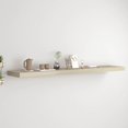 thumbnail image 1 of vidaXL Floating Wall Shelf Oak 120x23.5x3.8 cm MDF, 1 of 5