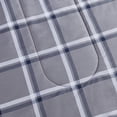 thumbnail image 2 of Édredon à carreaux gris Mainstays, lit 1&nbsp;place, 2 of 5
