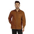 thumbnail image 1 of Bestman Solid Formal Shirt For Mens Button Down Shirt Front Patch Pocket Office Wear, 1 of 7