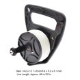thumbnail image 3 of Becaristey Diving Rope Retractable Reel with Handle Stopper Professions Line Winder Hand Crank Paracord Spool Wheel Accessories Black, 3 of 5