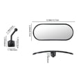 thumbnail image 4 of Baby Car Mirror for Rear Facing Car Seat, Shatterproof Acrylic Backseat Safety Mirror with Wide Angle, Adjustable 360° Rotation, Fits Most Vehicles, Easy Installation, Black, 4 of 9