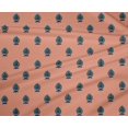thumbnail image 4 of oneOone Polyester Lycra Fabric Floral Block Printed Craft Fabric BTY 56 Inch Wide, 4 of 4