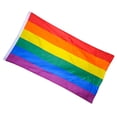 thumbnail image 3 of 3x5ft Rainbow Flag Large LGBT Pride Flag Banner with Brass Grommets, 3 of 6