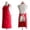 Red, variant on TIMIFIS The Apron Aprons for Women with Pockets Mens Apron Chef Apron Cleaning Experiments Long Life Kitchen Apron for Men Kitchen Appliances