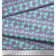 thumbnail image 2 of Soimoi Moss Georgette Fabric Dots Small Printed Craft Fabric by The Yard 42 Inch Wide, 2 of 3