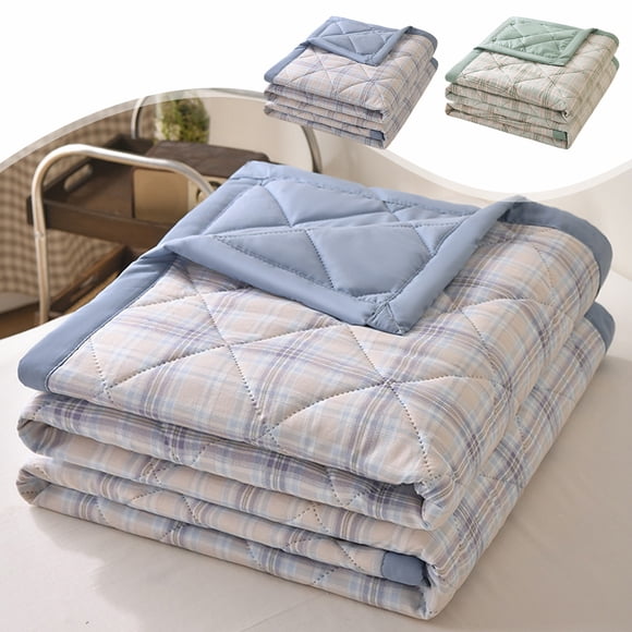 pstuiky Colorful Summer Cool Quilt Cotton Air Conditioning Quilt 100X150Cm Multicolor Embossed Lightweight Bedding