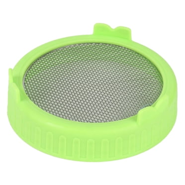 Binwennn Ma Son Jar Sprouting Lid And Be An Sp Routs Sp Rout Growing Lids | Stainless Steel Screen Sp Rout Lid Microgreens Growing Kit Germination Kit For Broccoli S Eeds Corner Strainer Metal Saddle