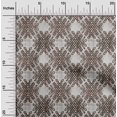thumbnail image 2 of oneOone Rayon Brown Fabric Geometric Dress Material Fabric Print Fabric By The Yard 56 Inch Wide, 2 of 4