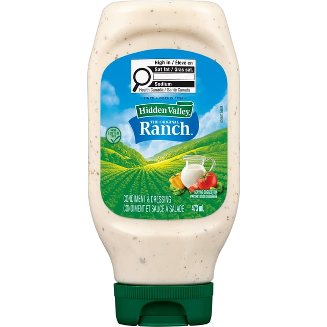 Hidden Valley Vinaigrette Crémeuse Ranch Originale & Trempette, Sans Gluten