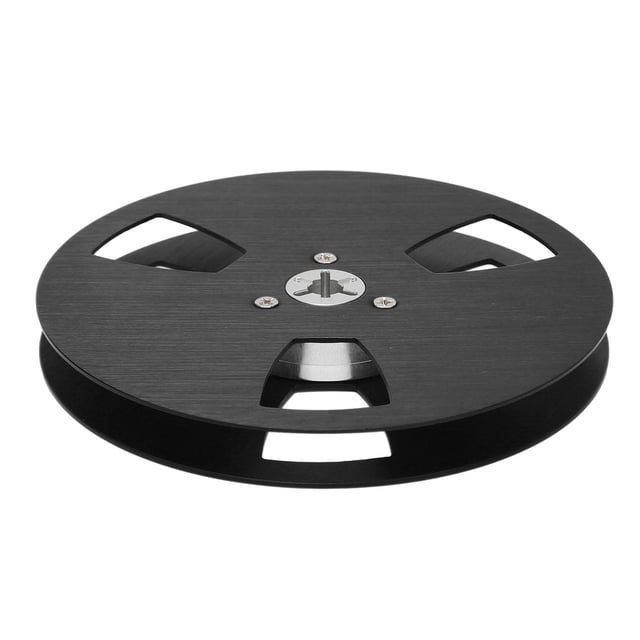 1/4 5 Inch Empty Tape Reel For Reel To Reel Tape Players, 3 Hole Aluminum Alloy Universal Open Reel Sound Tape Empty Reel, Opening Machine Part Sound Tape Takeup Reel