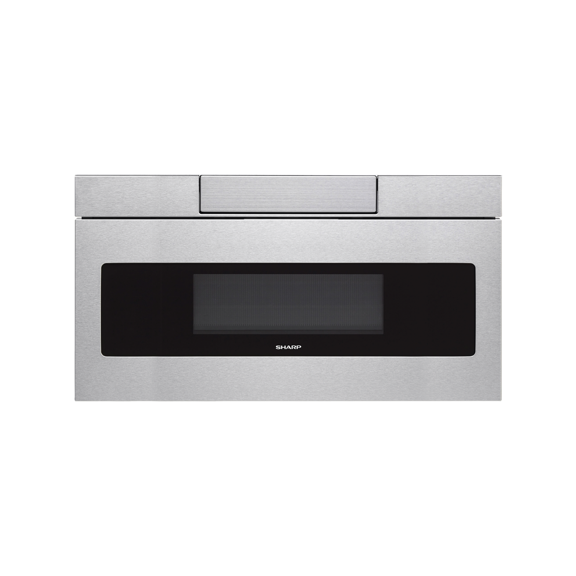 SHARP SMD3077ASC 30” Microwave Drawer Oven, 1.2 cu. ft., Stainless Steel, Hidden Control Panel, Automatic Drawer Opening, Defrost, Sensor Cook